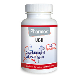 Pharmox UC-II niezdenaturowany kolagen typu 2 dla psów (60 kapsułek)