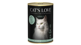 CAT’S LOVE Pute – indyk z olejem z łososia i kocim tymiankiem (400g)