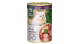 PURE NATURE CAT Huhn Kaninchen - kurczak z królikiem i mniszkiem lekarskim dla dorosłych kotów (400g)